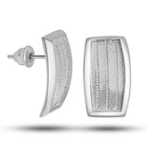 Silver Trabzon Wicker Women's Earrings